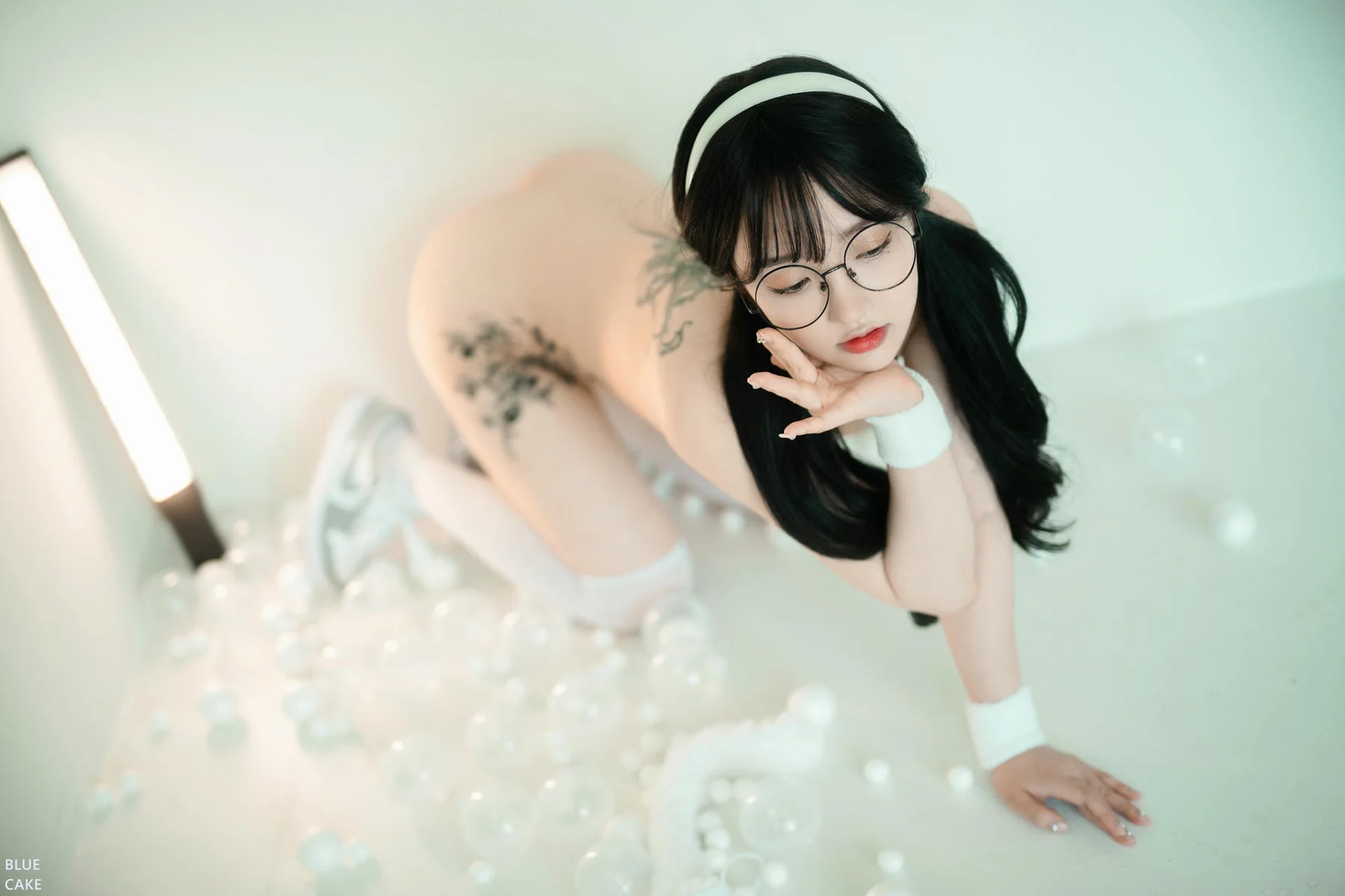 BLUECAKE No.050 YeEun Pocky和 Yenny 粉色护士制服少女 - 118
