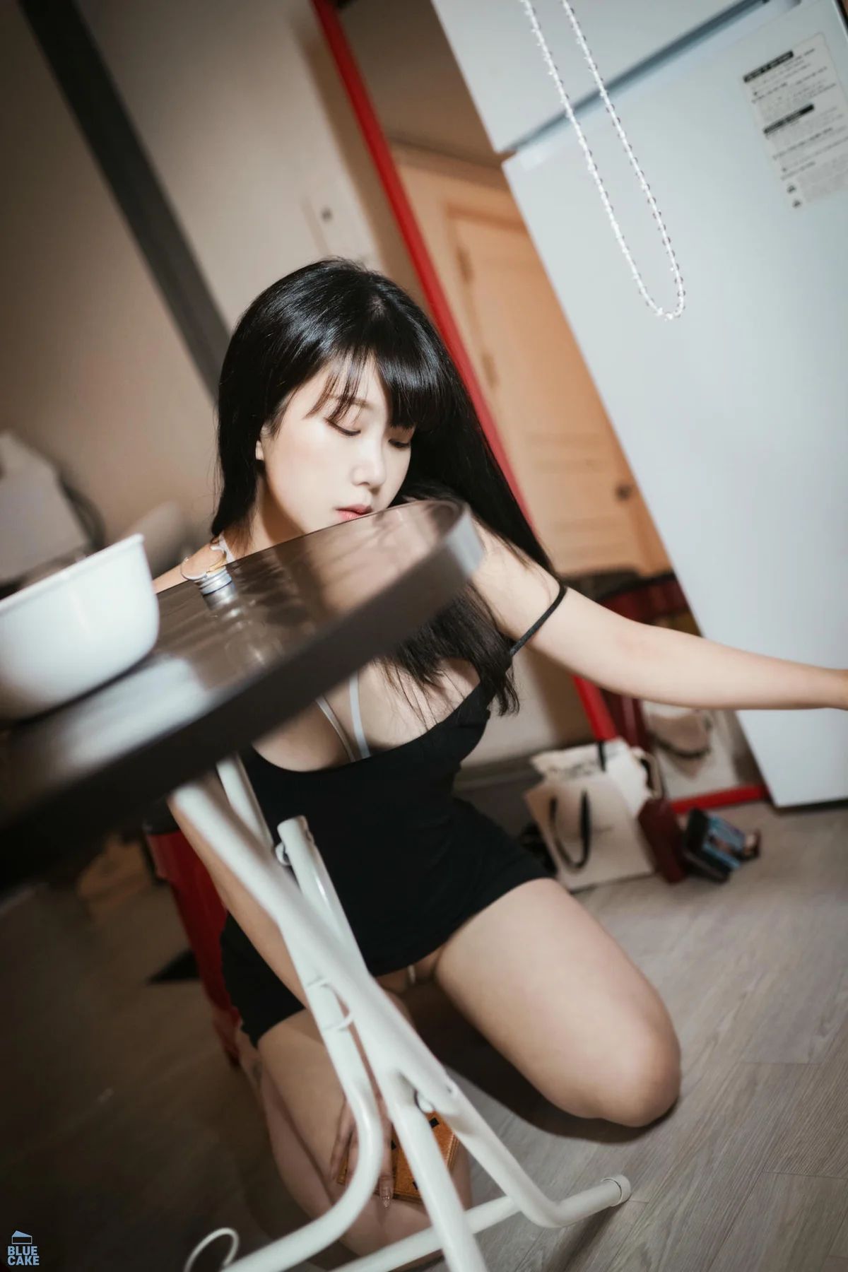 BLUECAKE No.065  Shaany黑丝吊袜翘臀诱惑 - 79