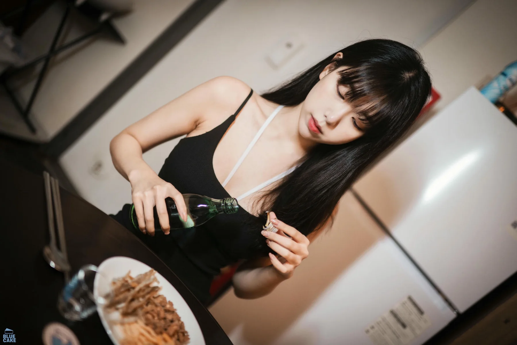 BLUECAKE No.065  Shaany黑丝吊袜翘臀诱惑 - 179