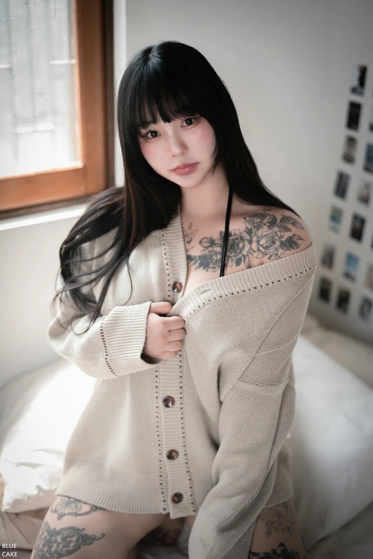BLUECAKE No.068 Boyeon肥美纹身吉他个性美女 - 9