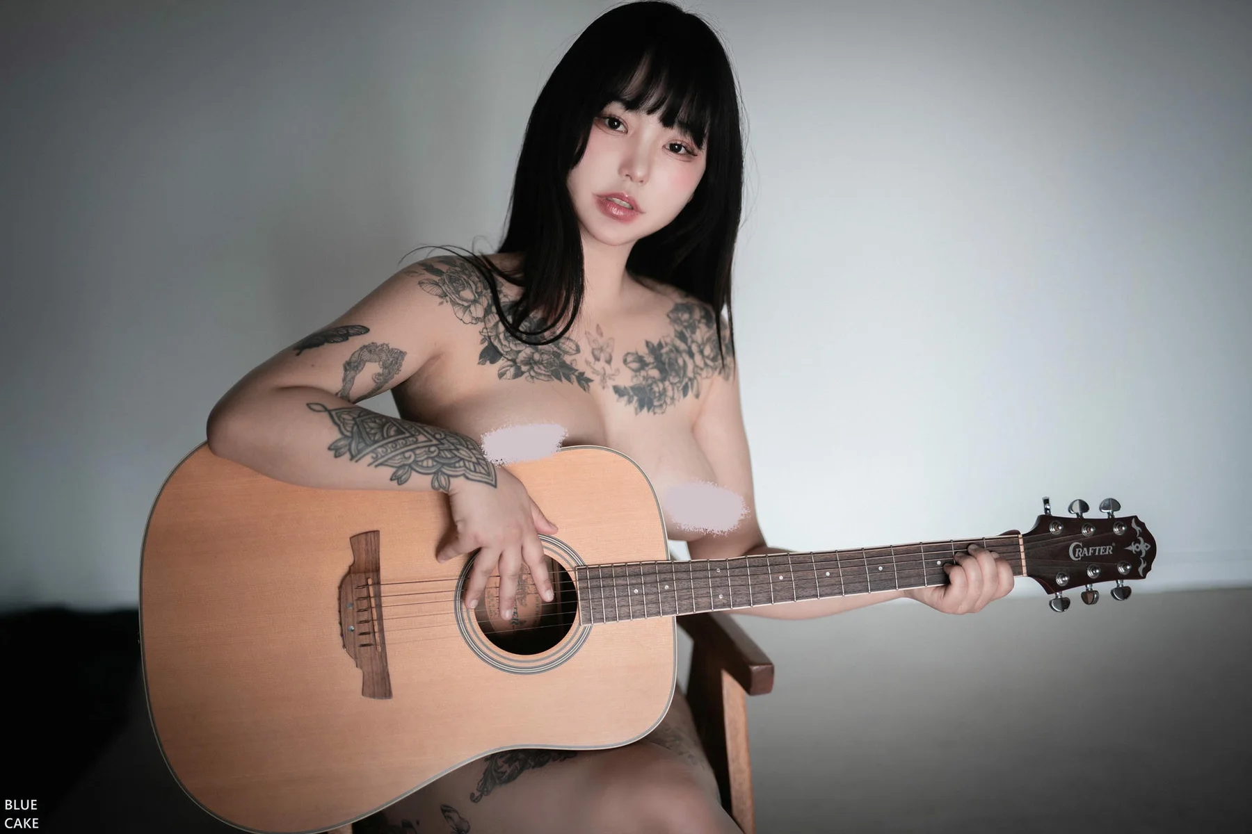 BLUECAKE No.068 Boyeon肥美纹身吉他个性美女 - 54