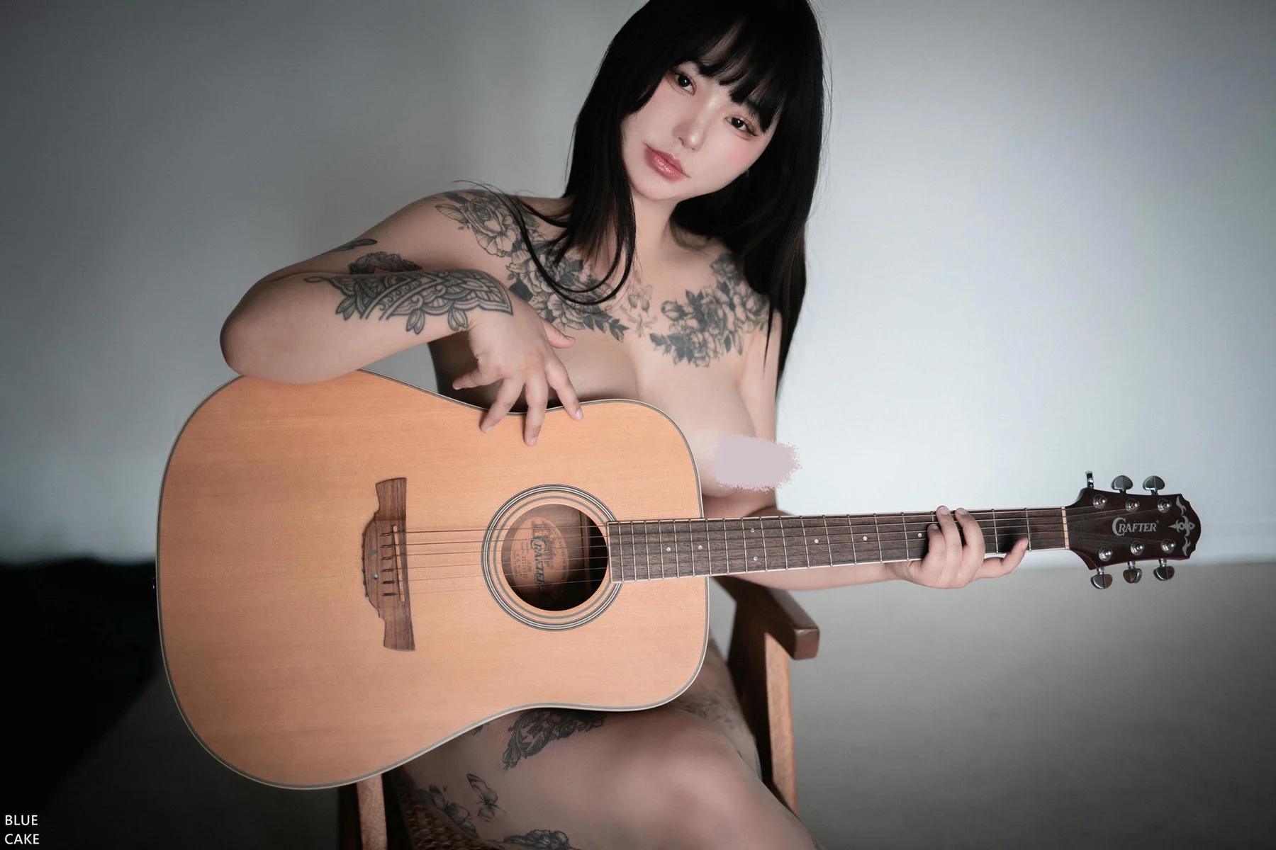 BLUECAKE No.068 Boyeon肥美纹身吉他个性美女 - 55