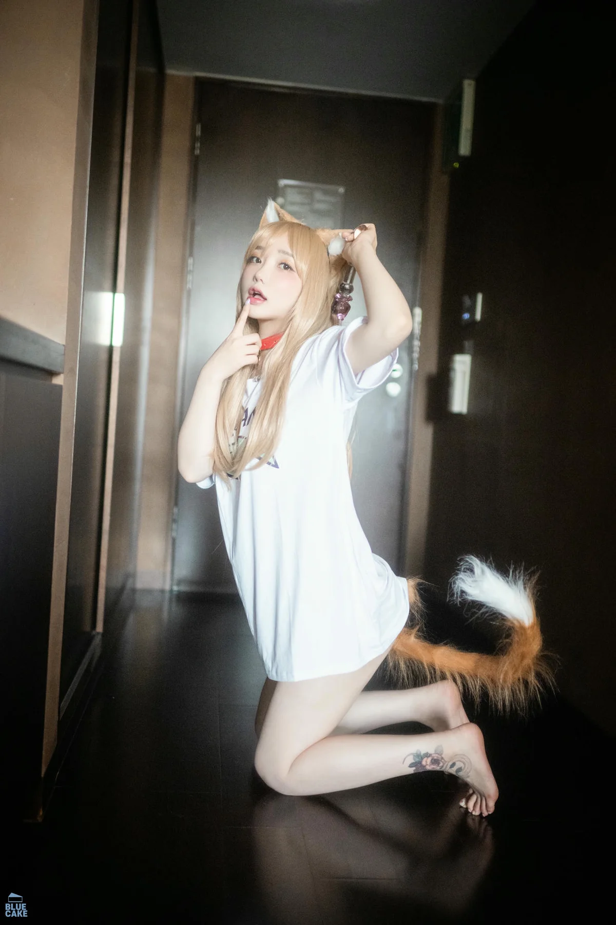 BLUECAKE No.069 YeEun诱惑小猫养成cos - 11