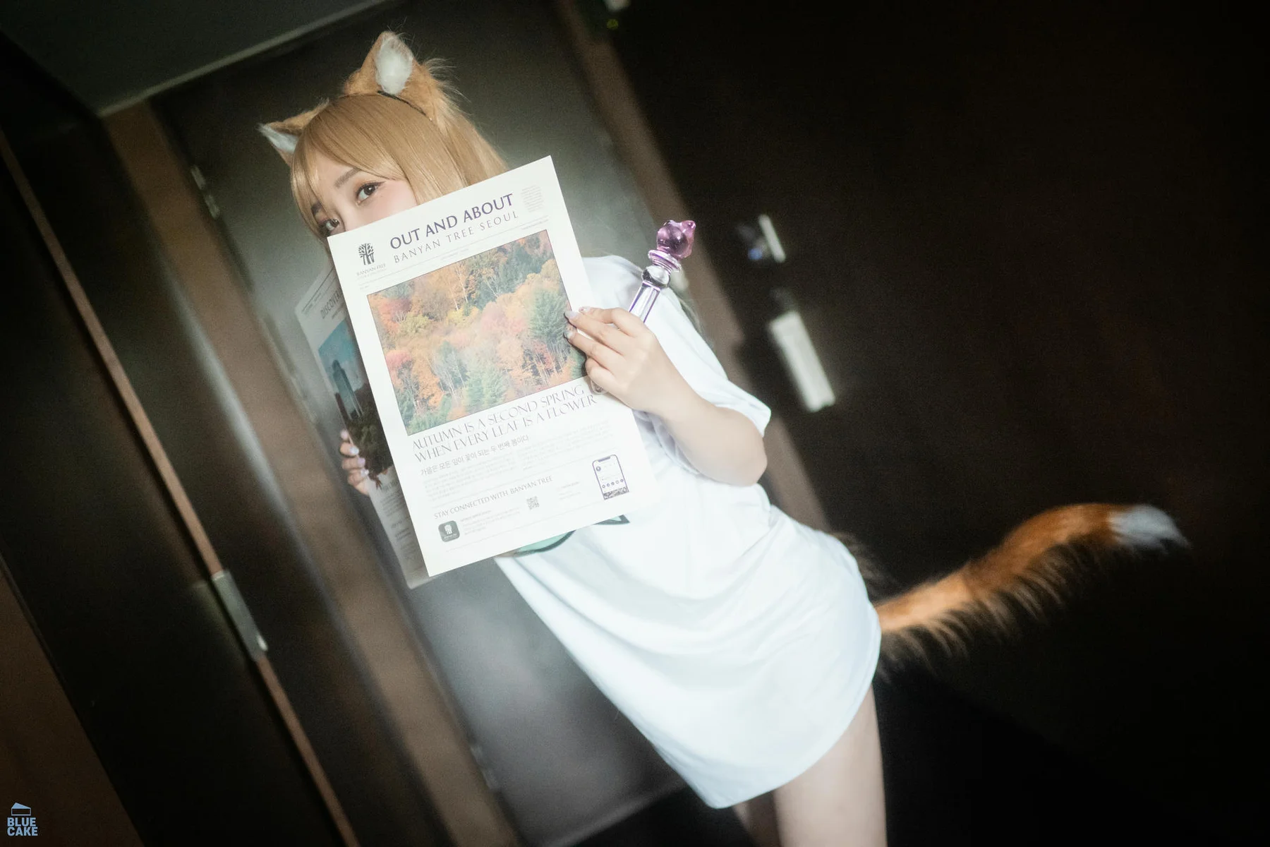 BLUECAKE No.072 YeEun翘臀小猫少女 - 8