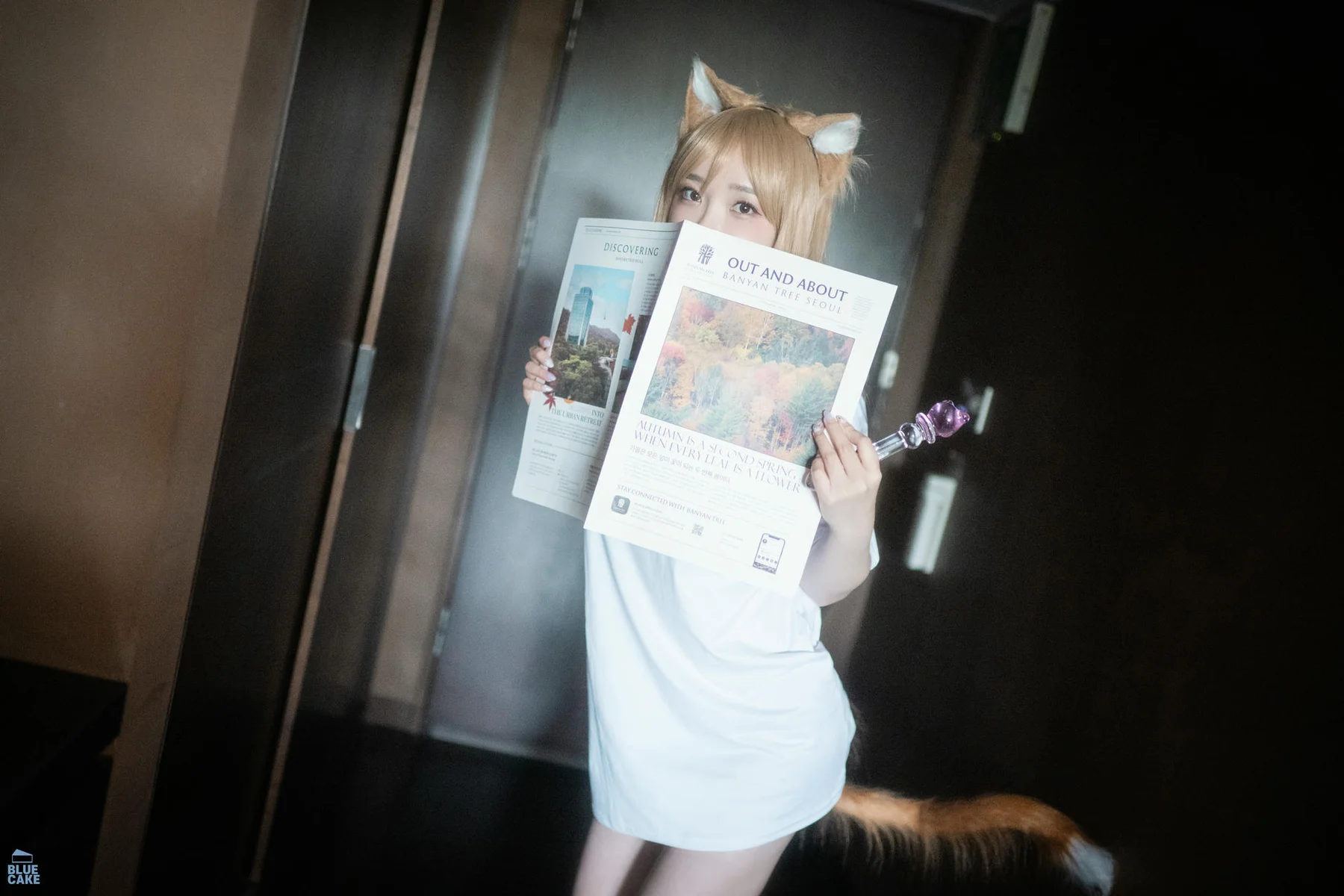 BLUECAKE No.072 YeEun翘臀小猫少女 - 9