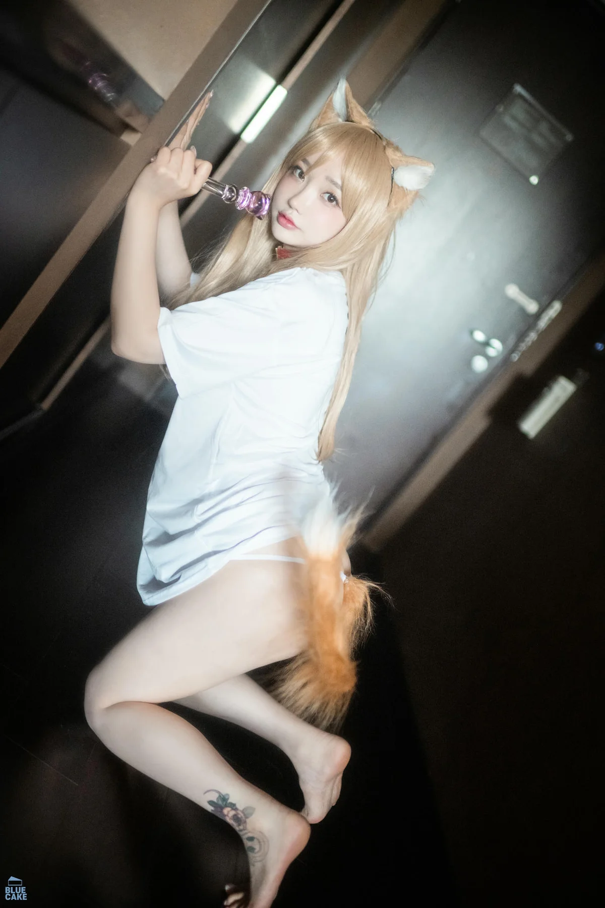 BLUECAKE No.072 YeEun翘臀小猫少女 - 14