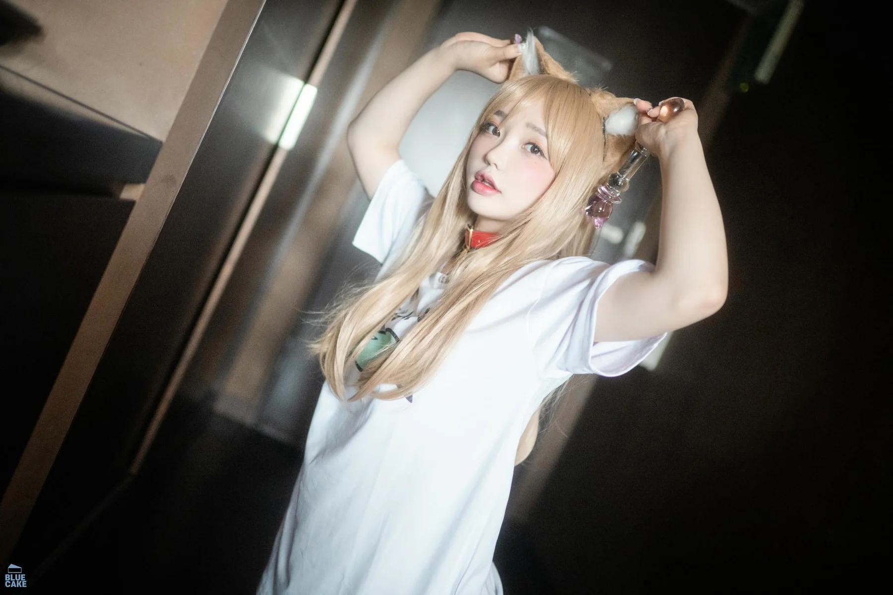 BLUECAKE No.072 YeEun翘臀小猫少女 - 15