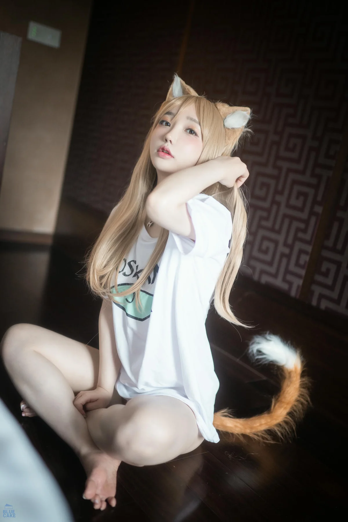 BLUECAKE No.072 YeEun翘臀小猫少女 - 43