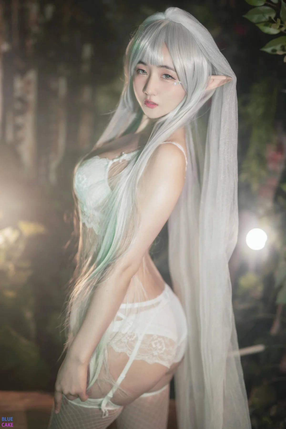 BLUECAKE No.074 Jina红色内衣写真 - 16
