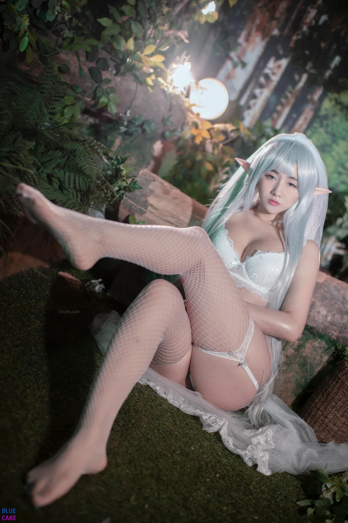 BLUECAKE No.074 Jina红色内衣写真 - 24
