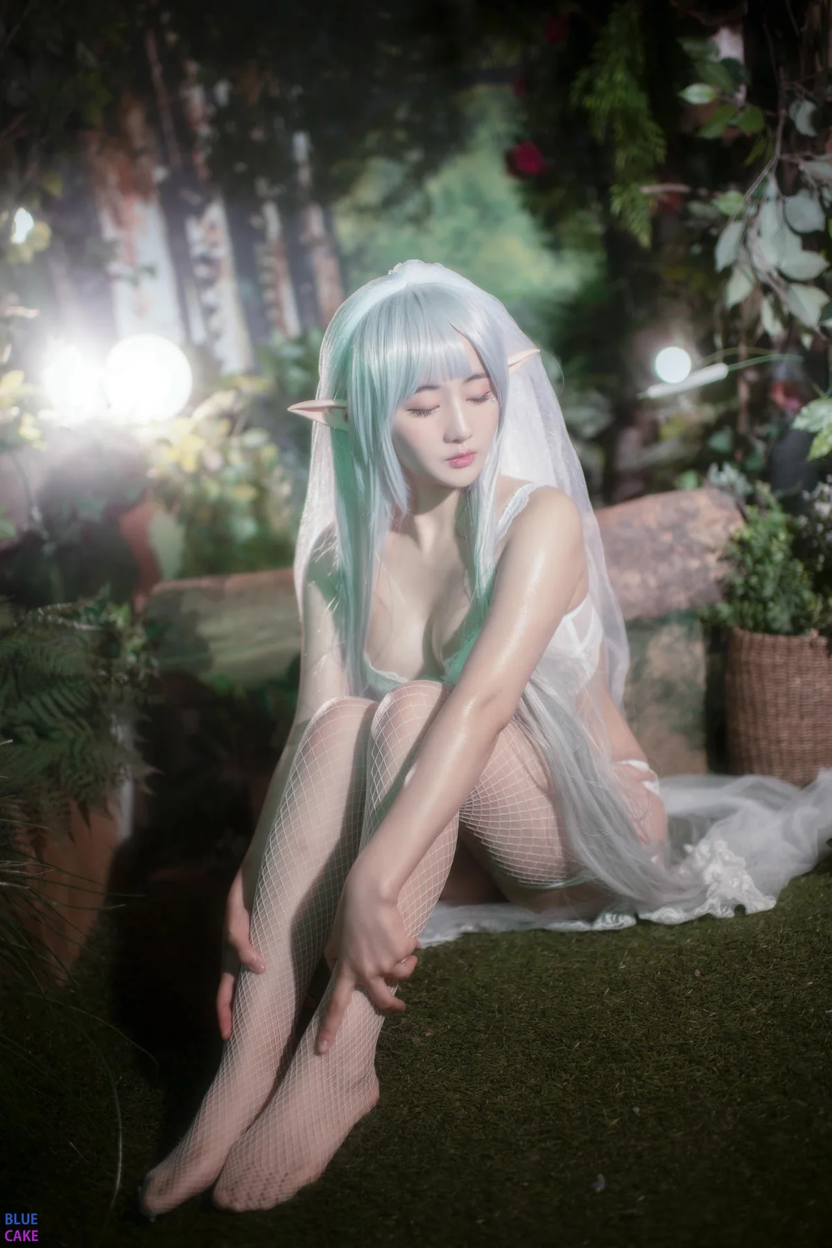 BLUECAKE No.074 Jina红色内衣写真 - 25