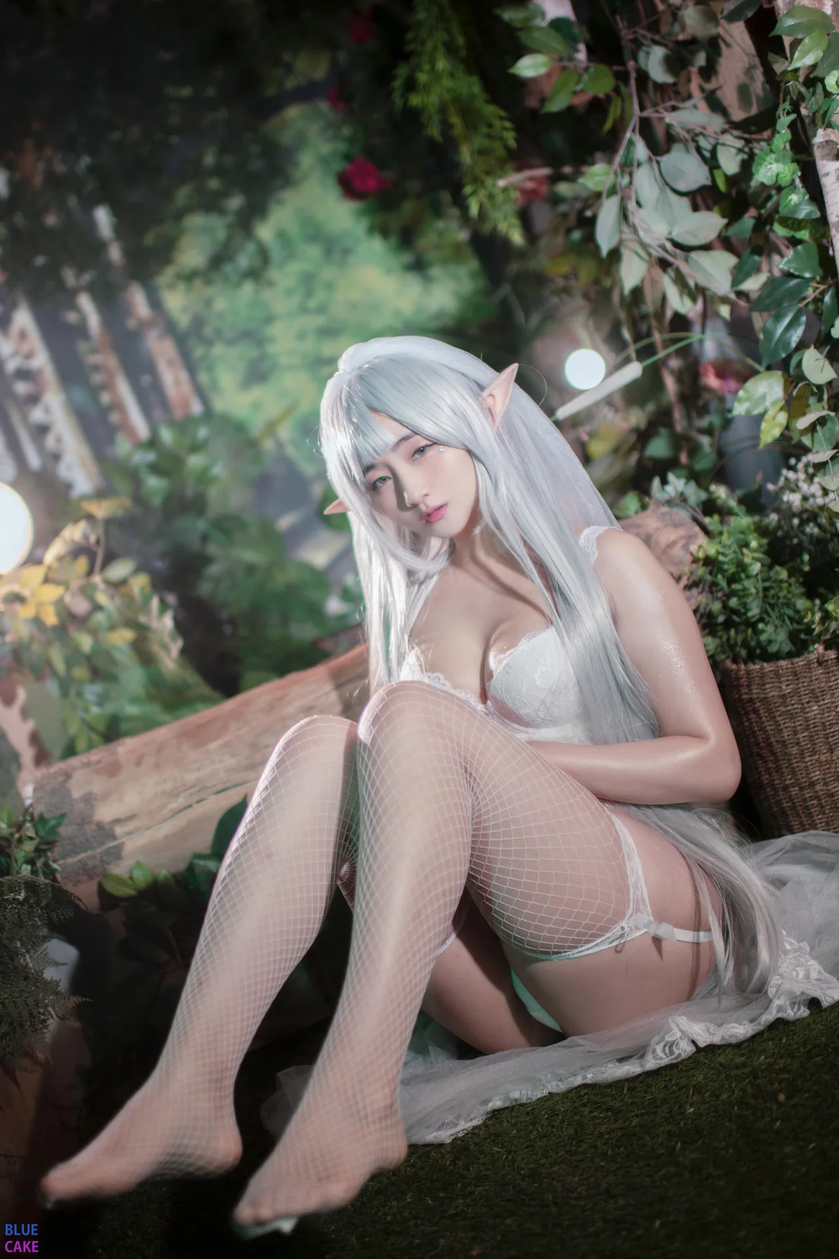 BLUECAKE No.074 Jina红色内衣写真 - 26