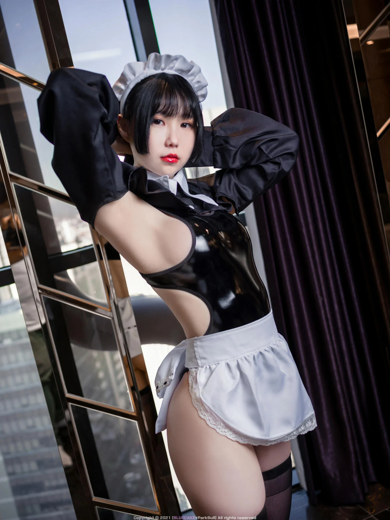 BLUECAKE No.079 Jamong翘臀女仆制服 - 3