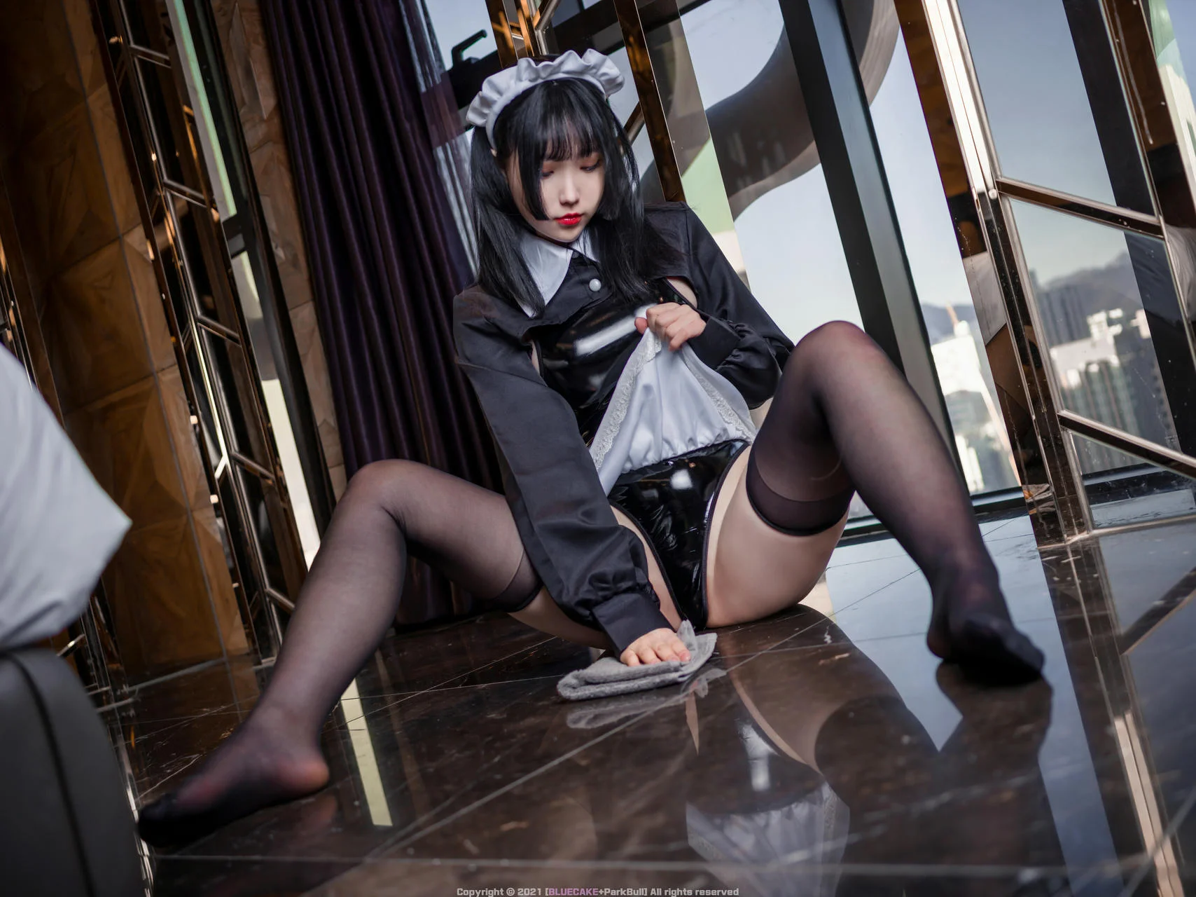 BLUECAKE No.079 Jamong翘臀女仆制服 - 17