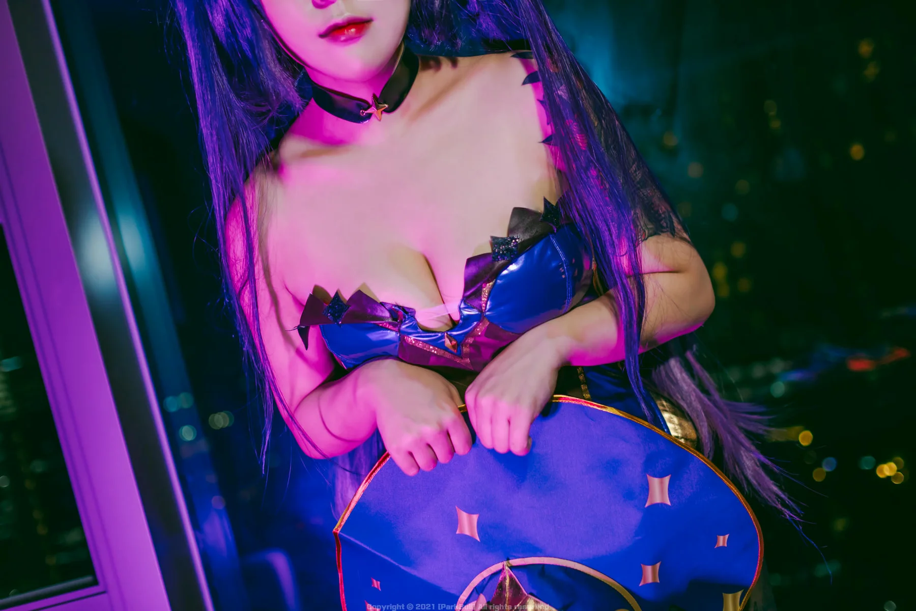 BLUECAKE No.085 Sohee乳贴黑丝妹子 - 7