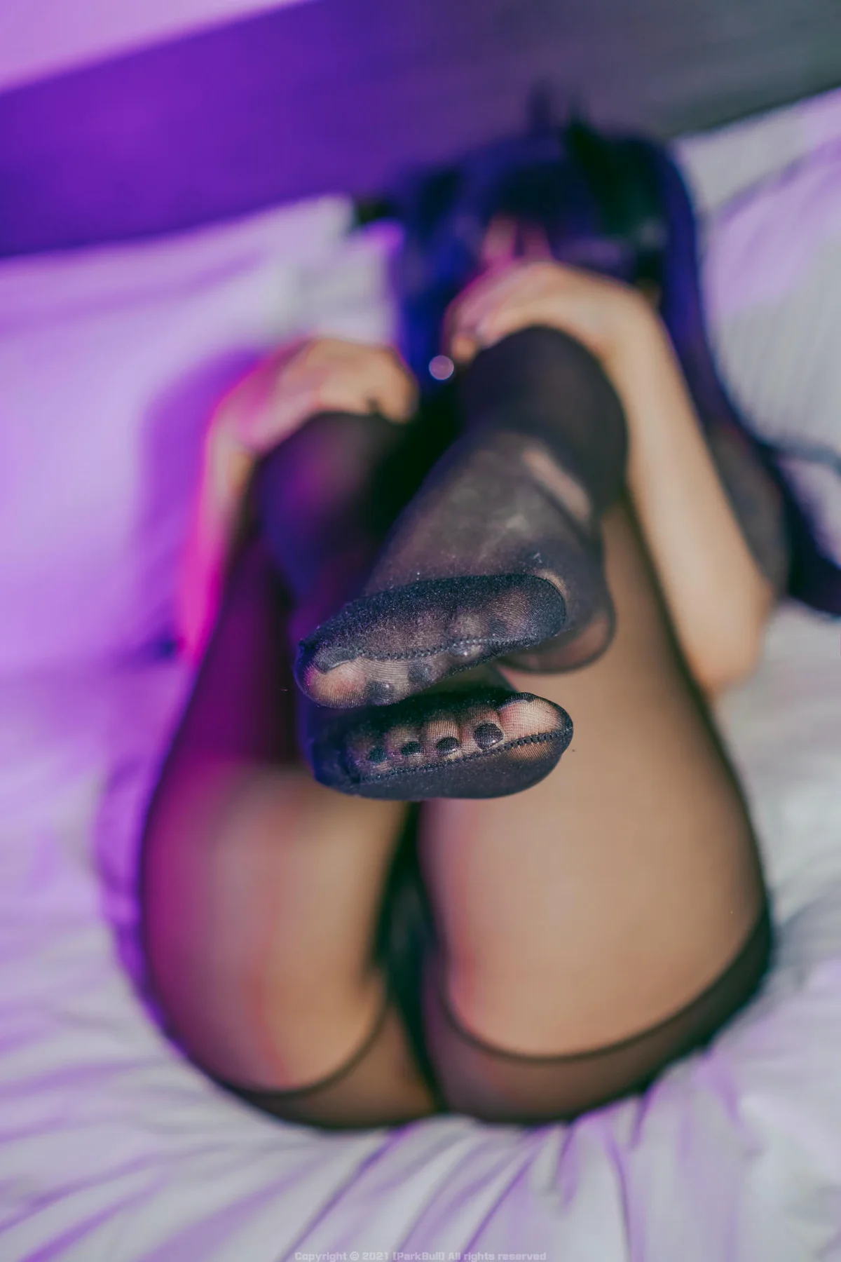 BLUECAKE No.085 Sohee乳贴黑丝妹子 - 32