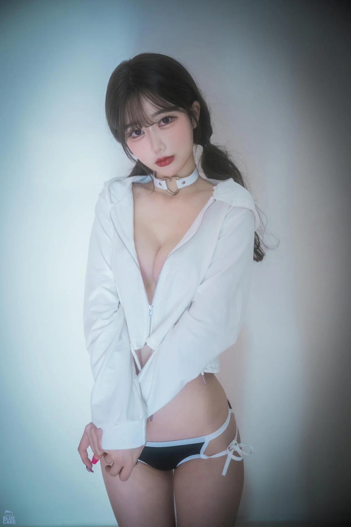 BLUECAKE No.090 JungEun白衬衫萝莉美腿 - 2
