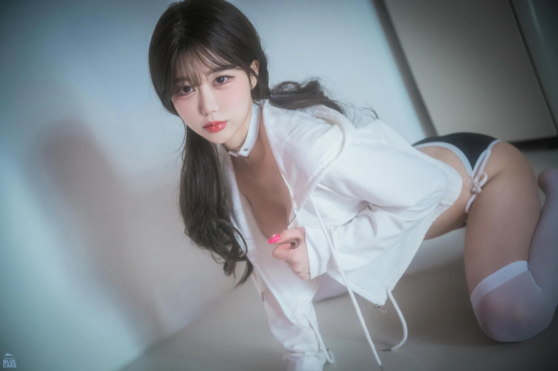 BLUECAKE No.090 JungEun白衬衫萝莉美腿 - 19