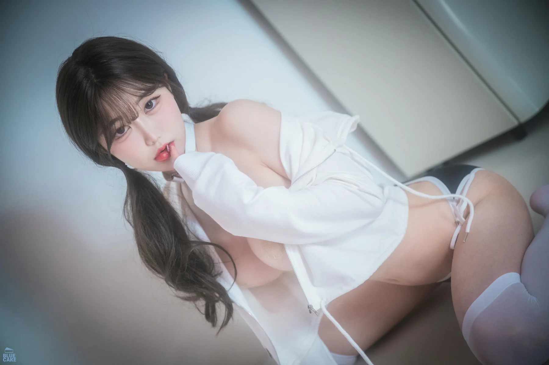 BLUECAKE No.090 JungEun白衬衫萝莉美腿 - 20
