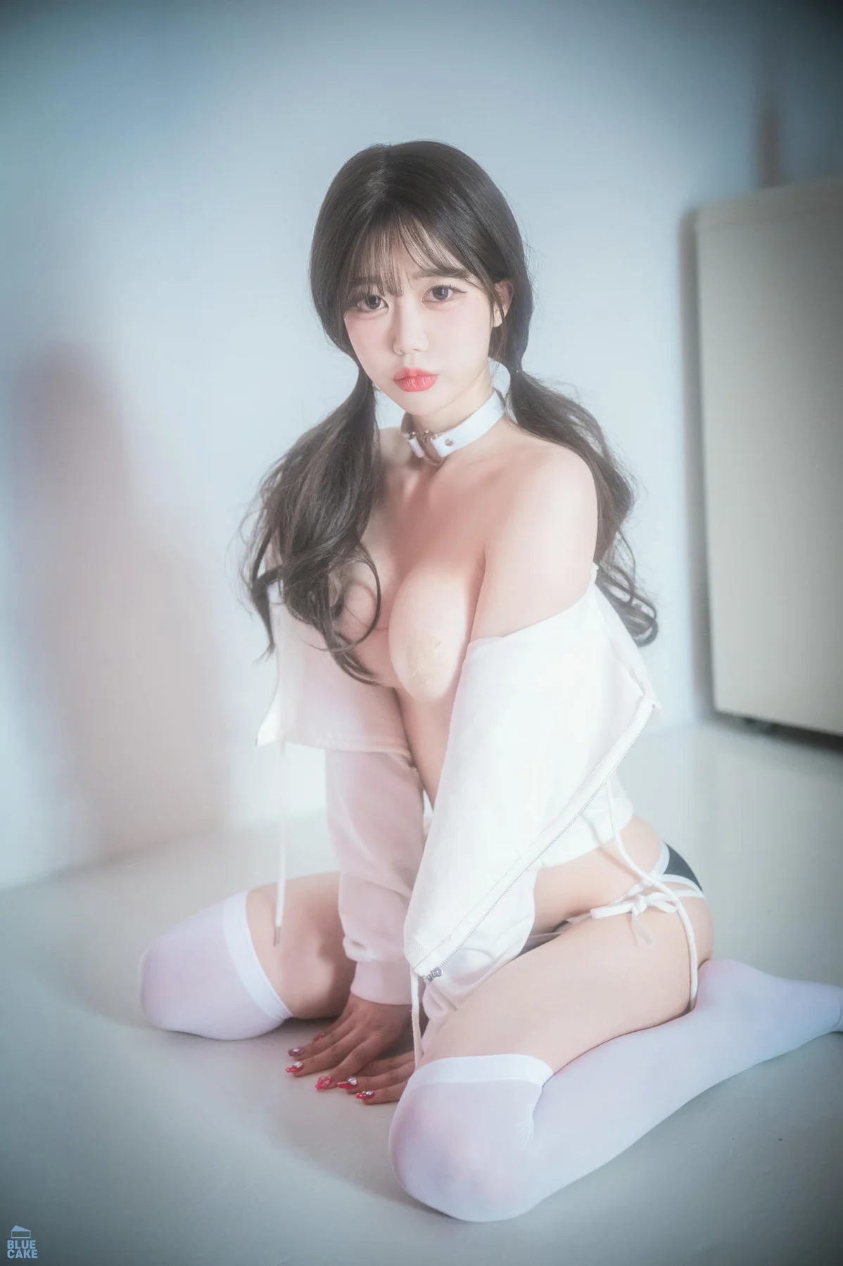BLUECAKE No.090 JungEun白衬衫萝莉美腿 - 22