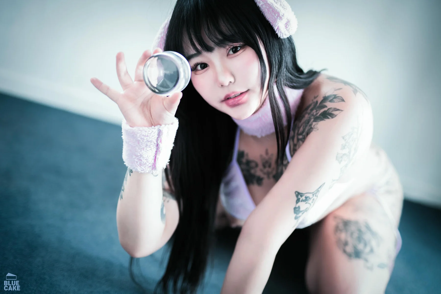BLUECAKE No.094 Jeon Bo-Yeon 粉色爆乳内衣 - 14