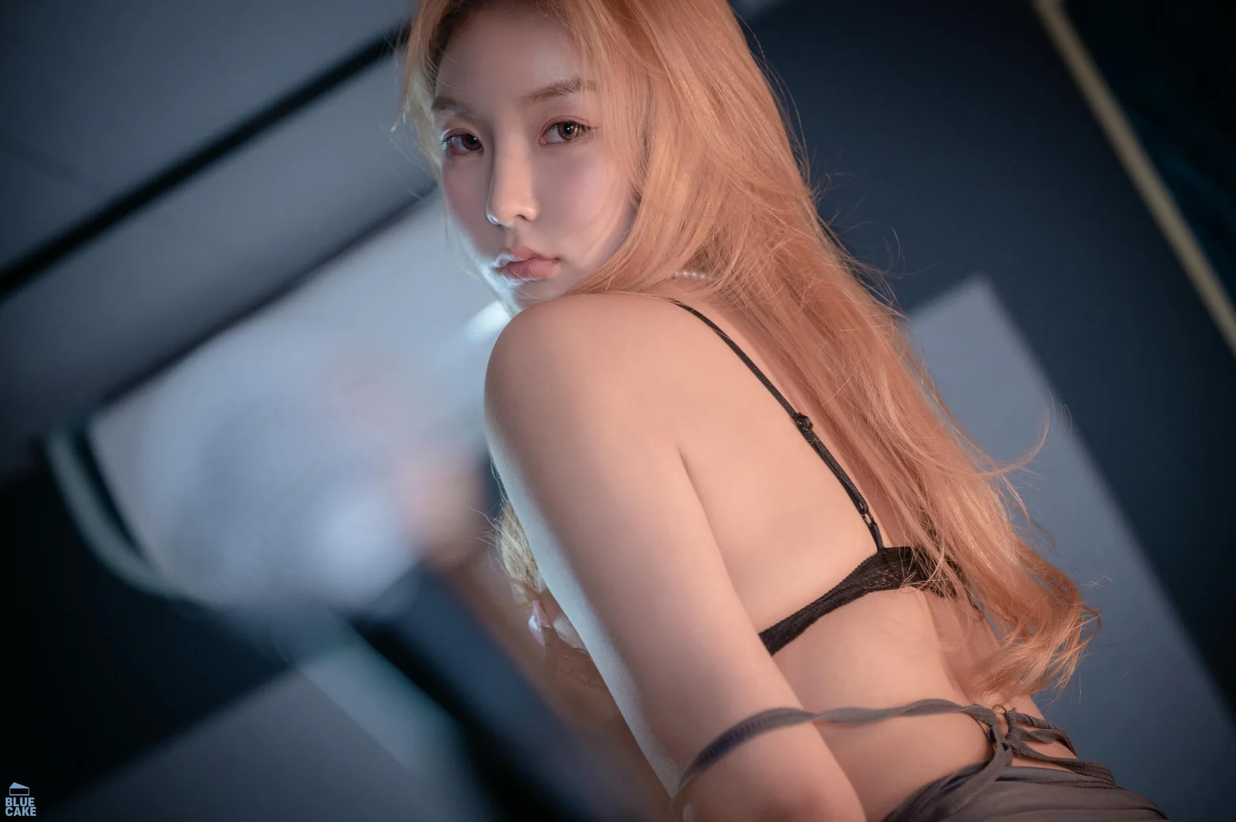 BLUECAKE No.096 Jinju Artistic 蕾丝内衣吊袜 - 5