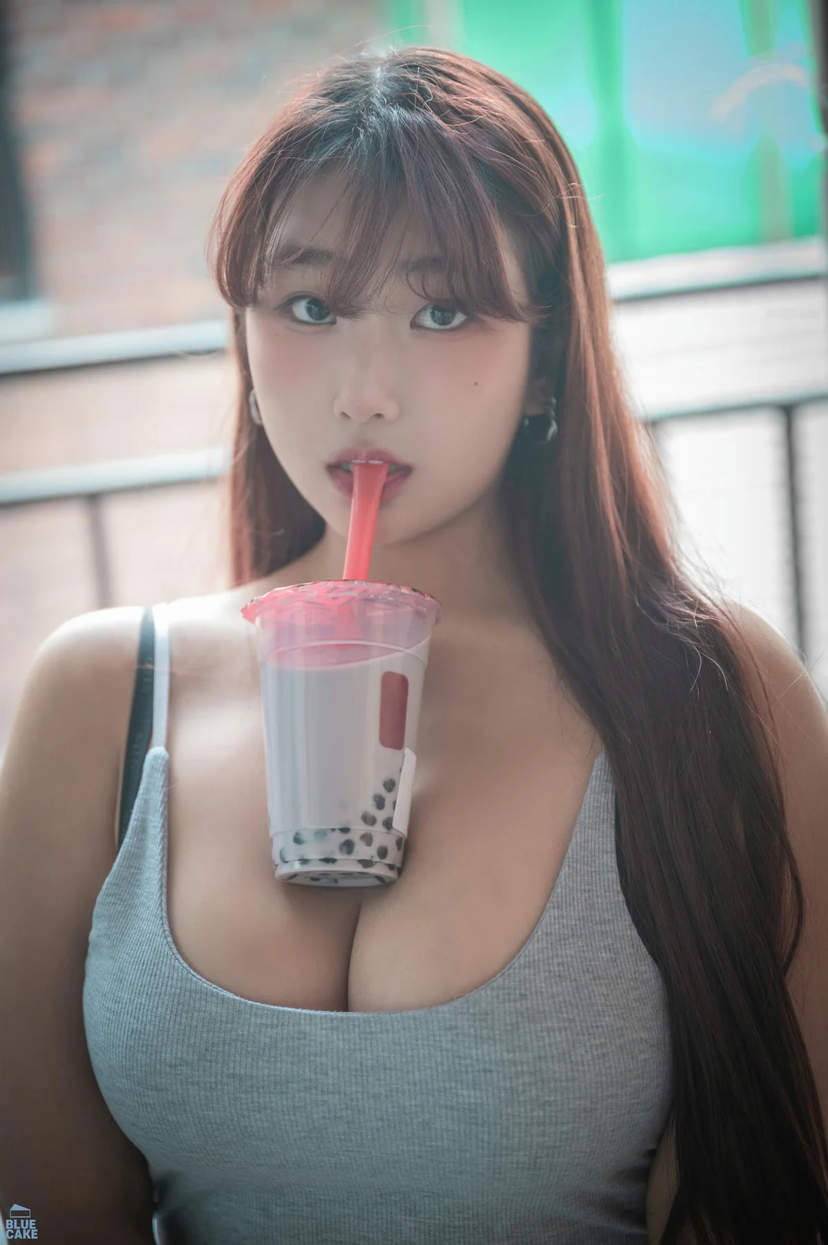 BLUECAKE No.100 GGuBBu肥臀少女写真 - 3