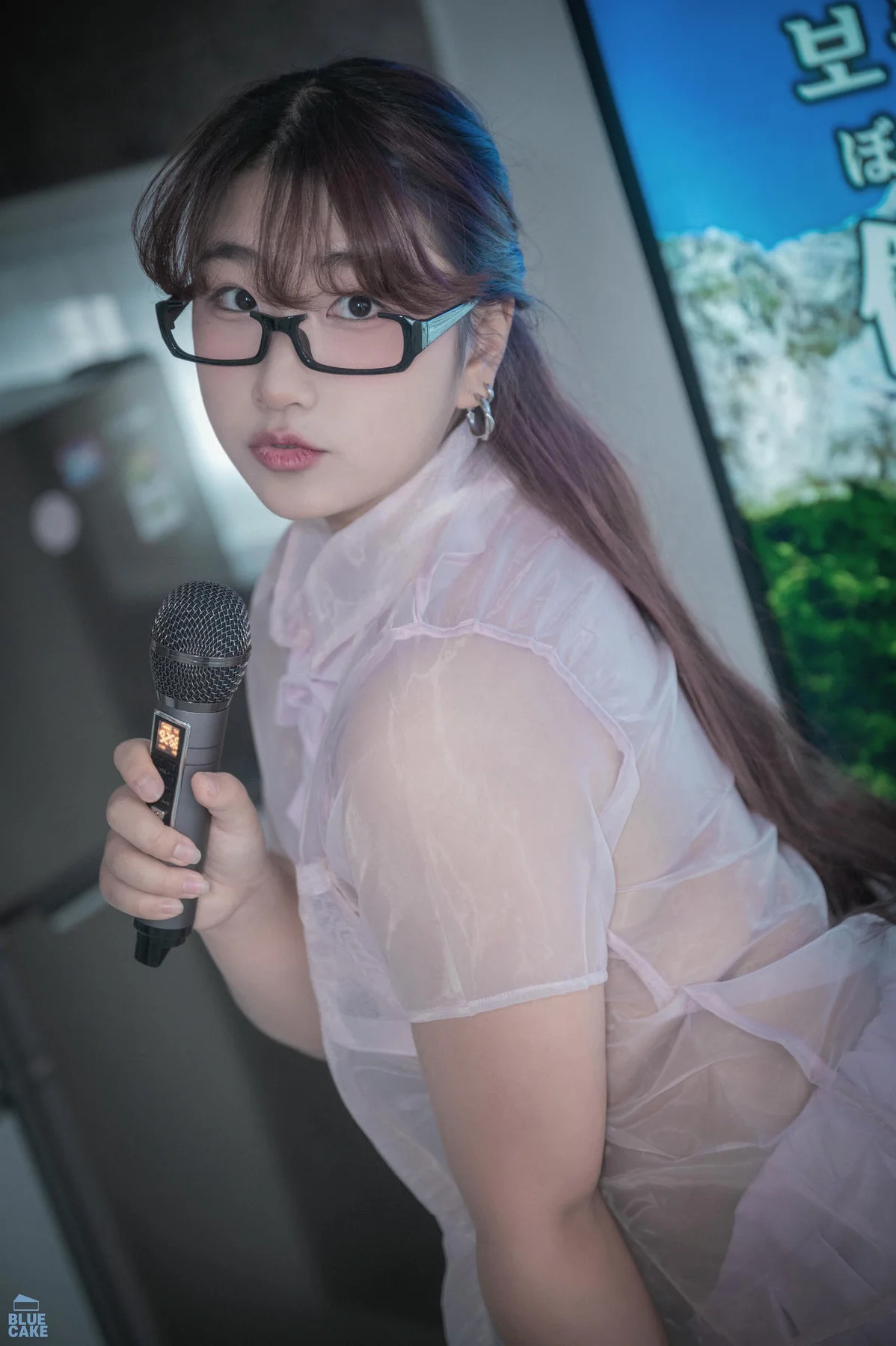 BLUECAKE No.116 GGuBBu Karaoke 乳贴jk制服 - 66