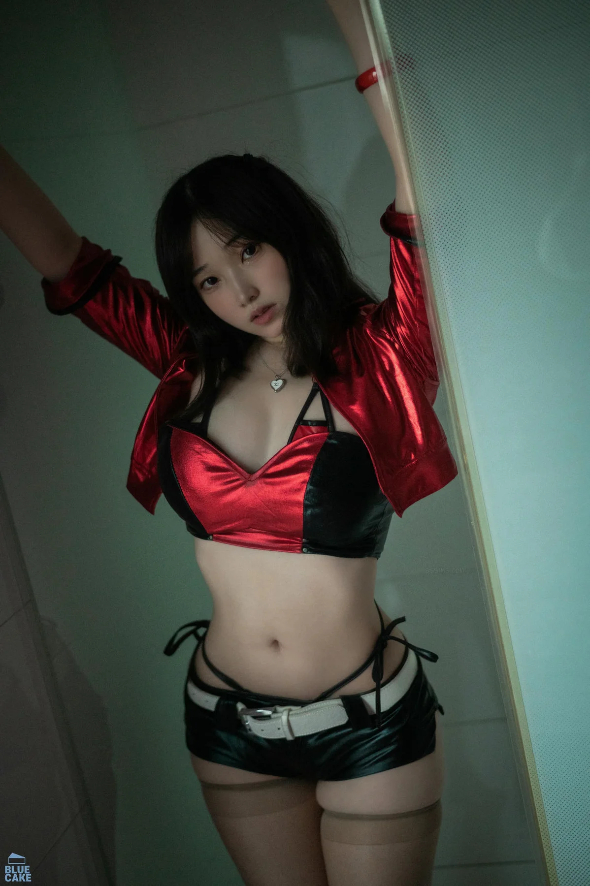 BLUECAKE No.117 Bambi翘臀皮裤性感写真 - 15