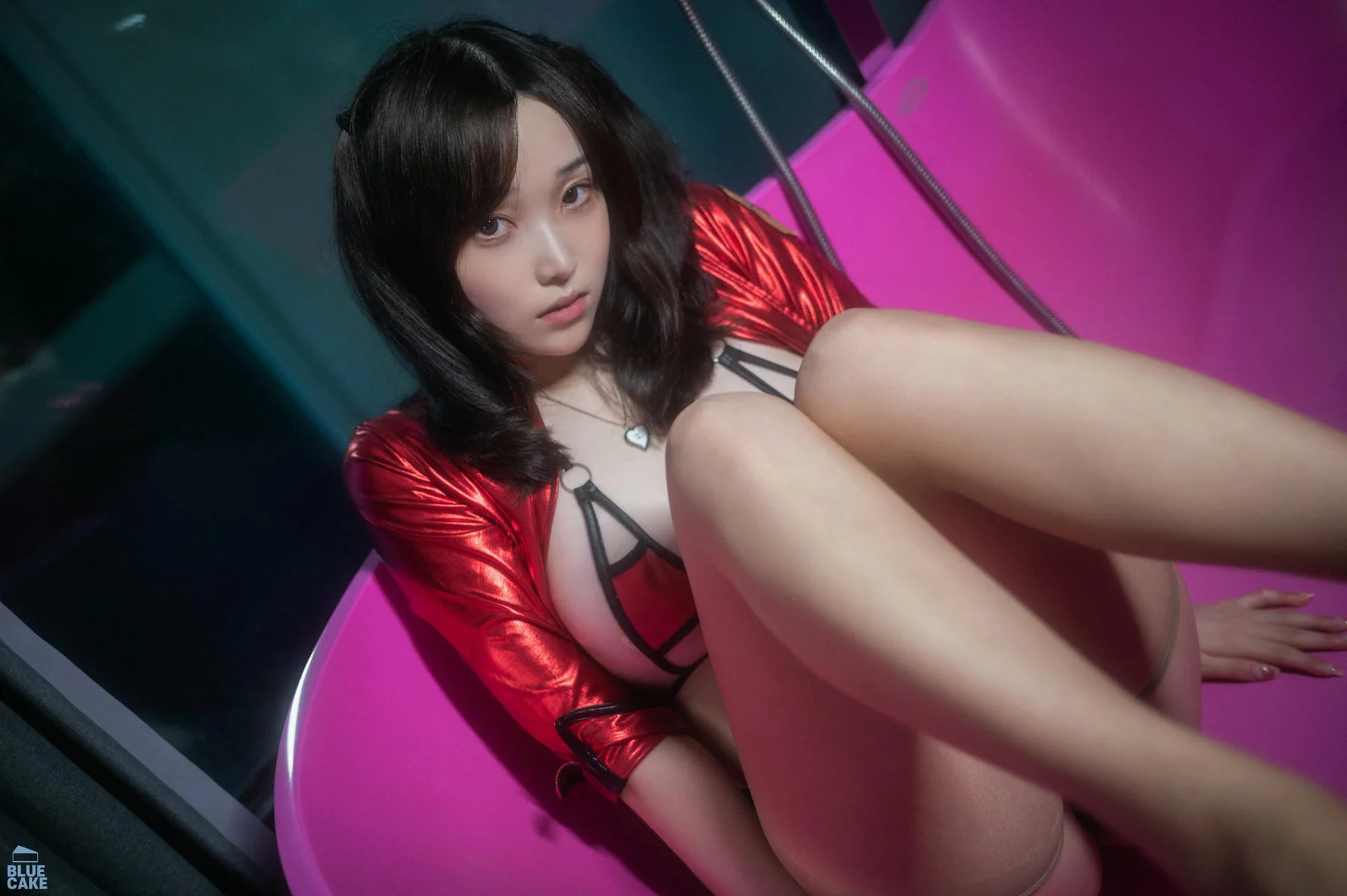 BLUECAKE No.117 Bambi翘臀皮裤性感写真 - 53