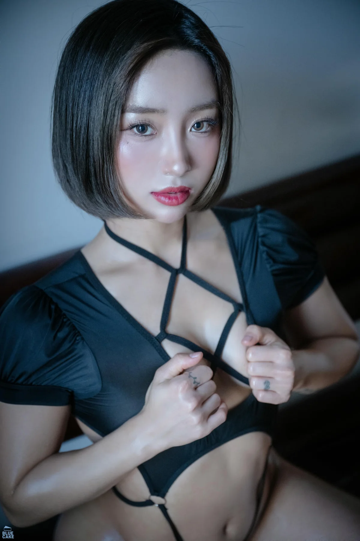 BLUECAKE No.134 Booty Queen黑色爆乳连体衣 - 24