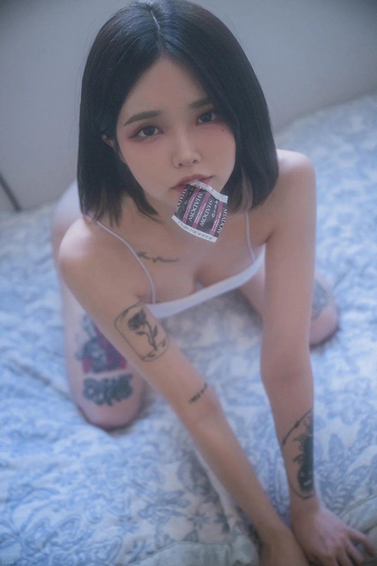 BLUECAKE No.143 Hikari抹胸短发美女 - 45