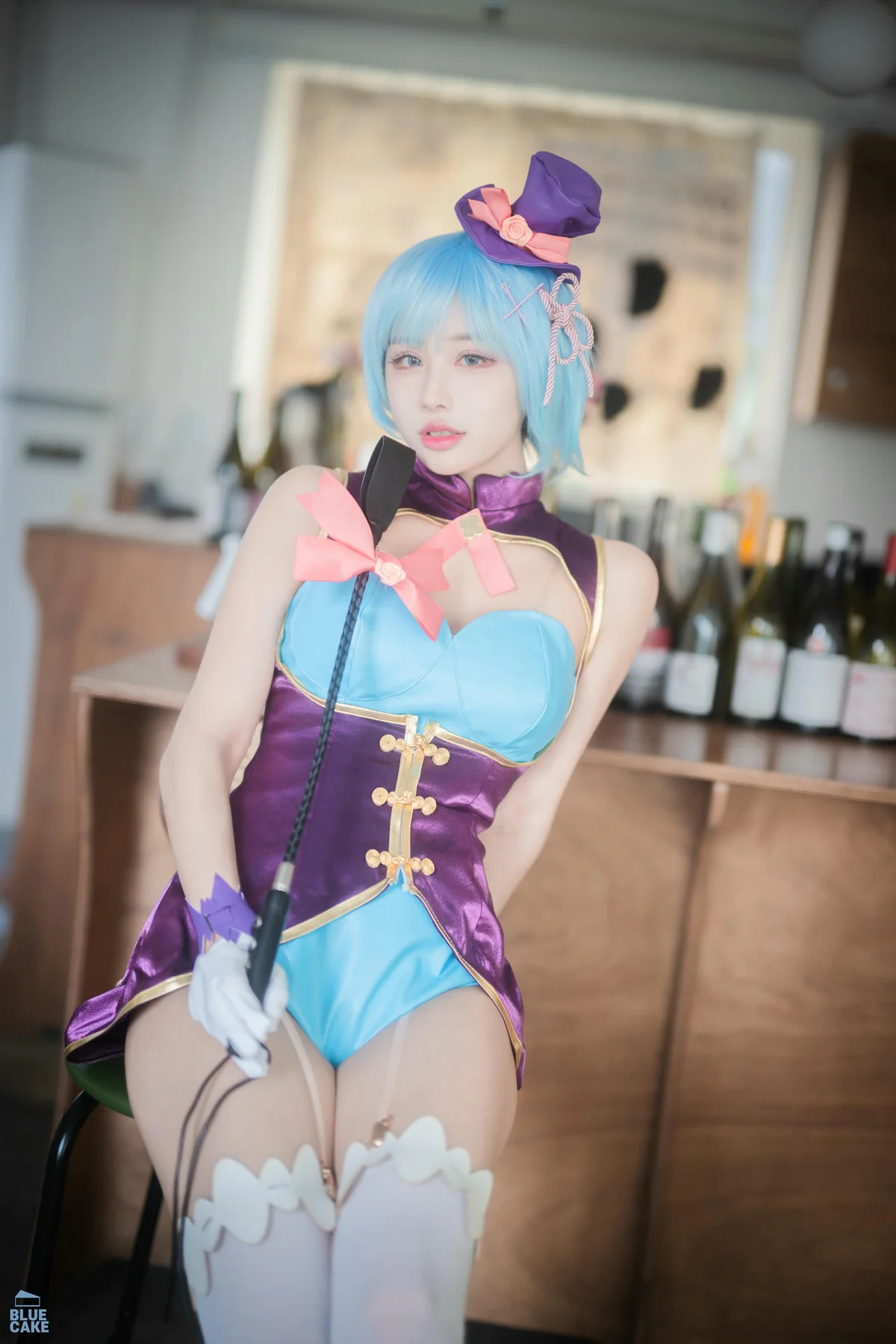 BLUECAKE No.163 YeonYu爆乳白丝cos - 65