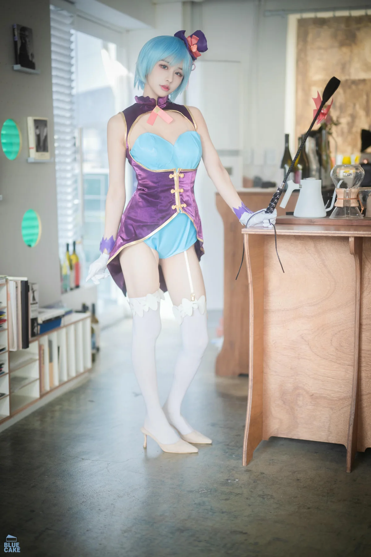 BLUECAKE No.163 YeonYu爆乳白丝cos - 67