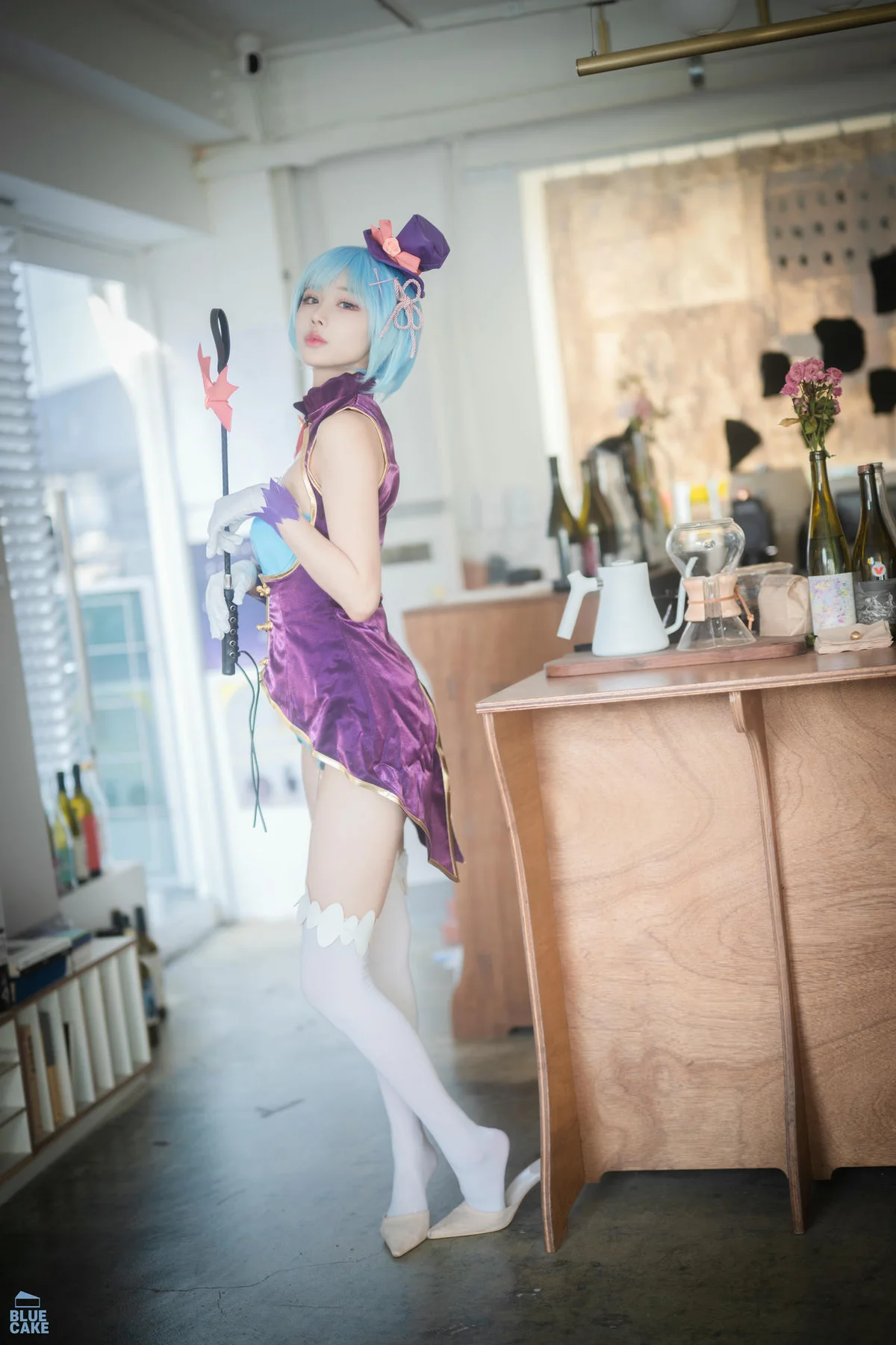 BLUECAKE No.163 YeonYu爆乳白丝cos - 69