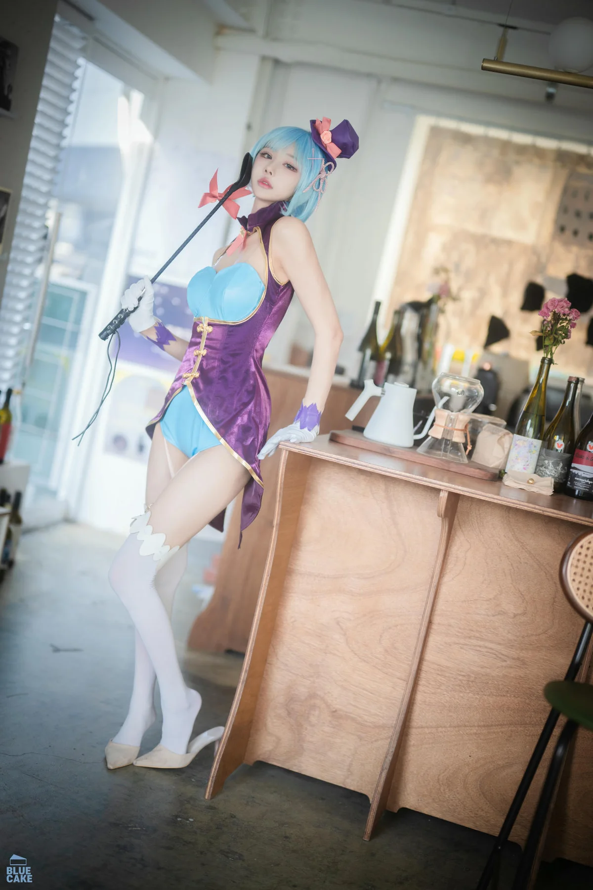 BLUECAKE No.163 YeonYu爆乳白丝cos - 70
