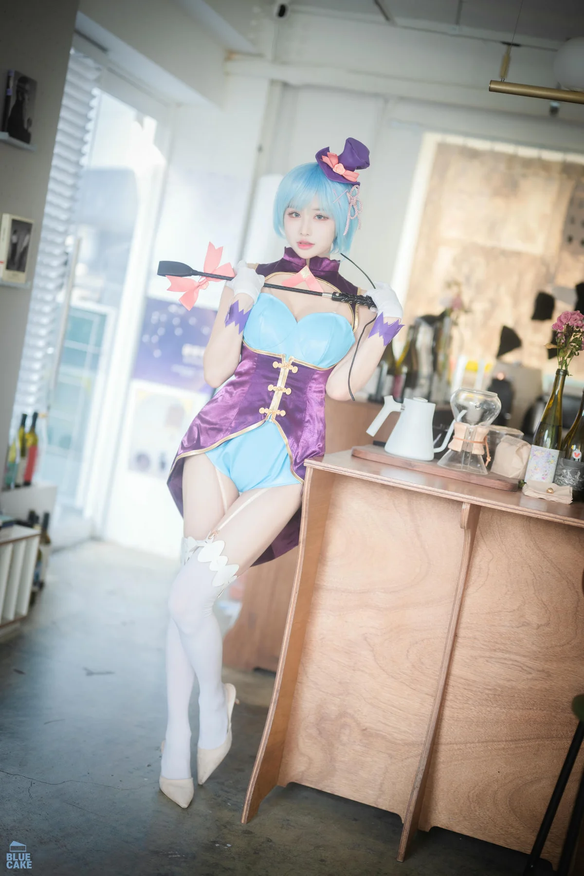 BLUECAKE No.163 YeonYu爆乳白丝cos - 74