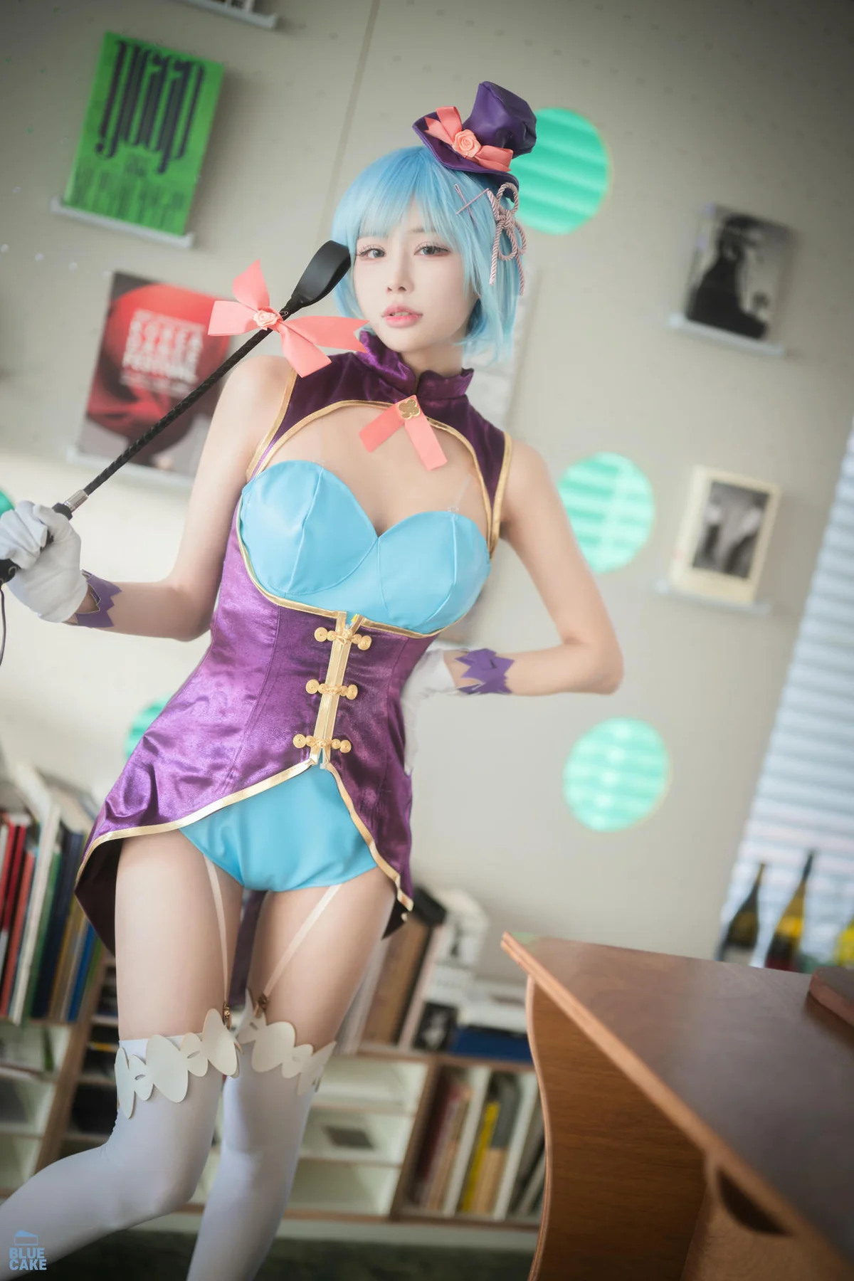 BLUECAKE No.163 YeonYu爆乳白丝cos - 81