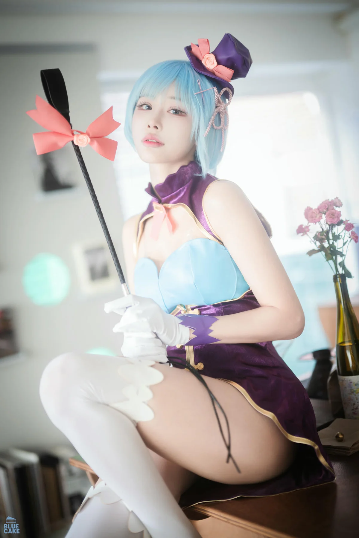 BLUECAKE No.163 YeonYu爆乳白丝cos - 82