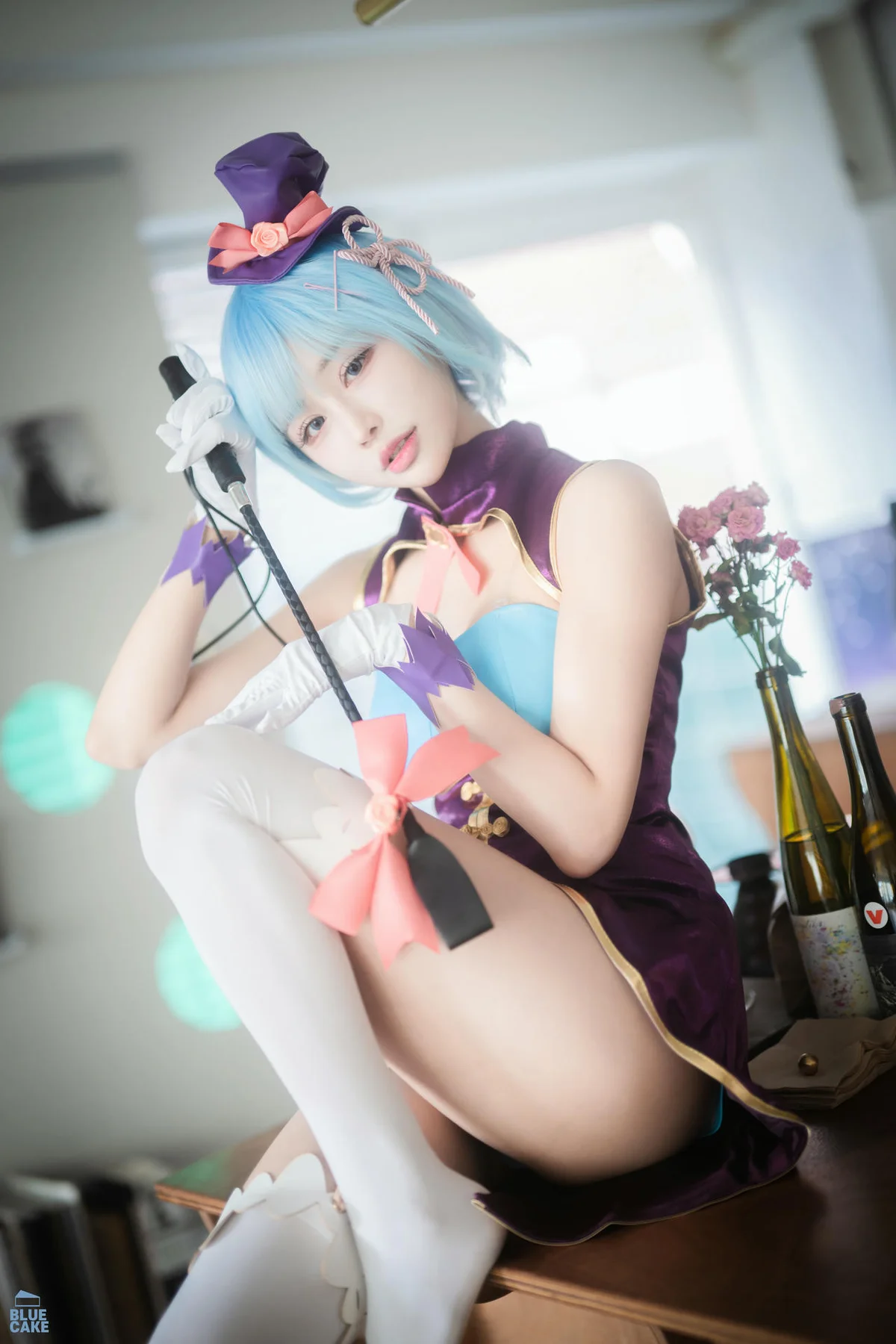 BLUECAKE No.163 YeonYu爆乳白丝cos - 84