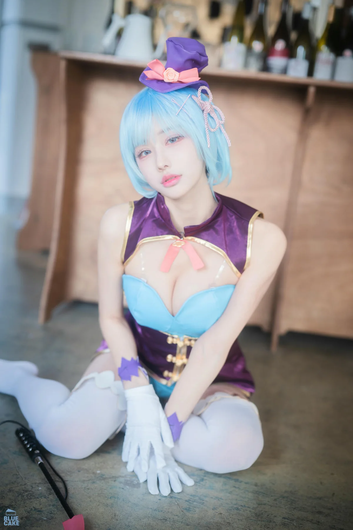 BLUECAKE No.163 YeonYu爆乳白丝cos - 87