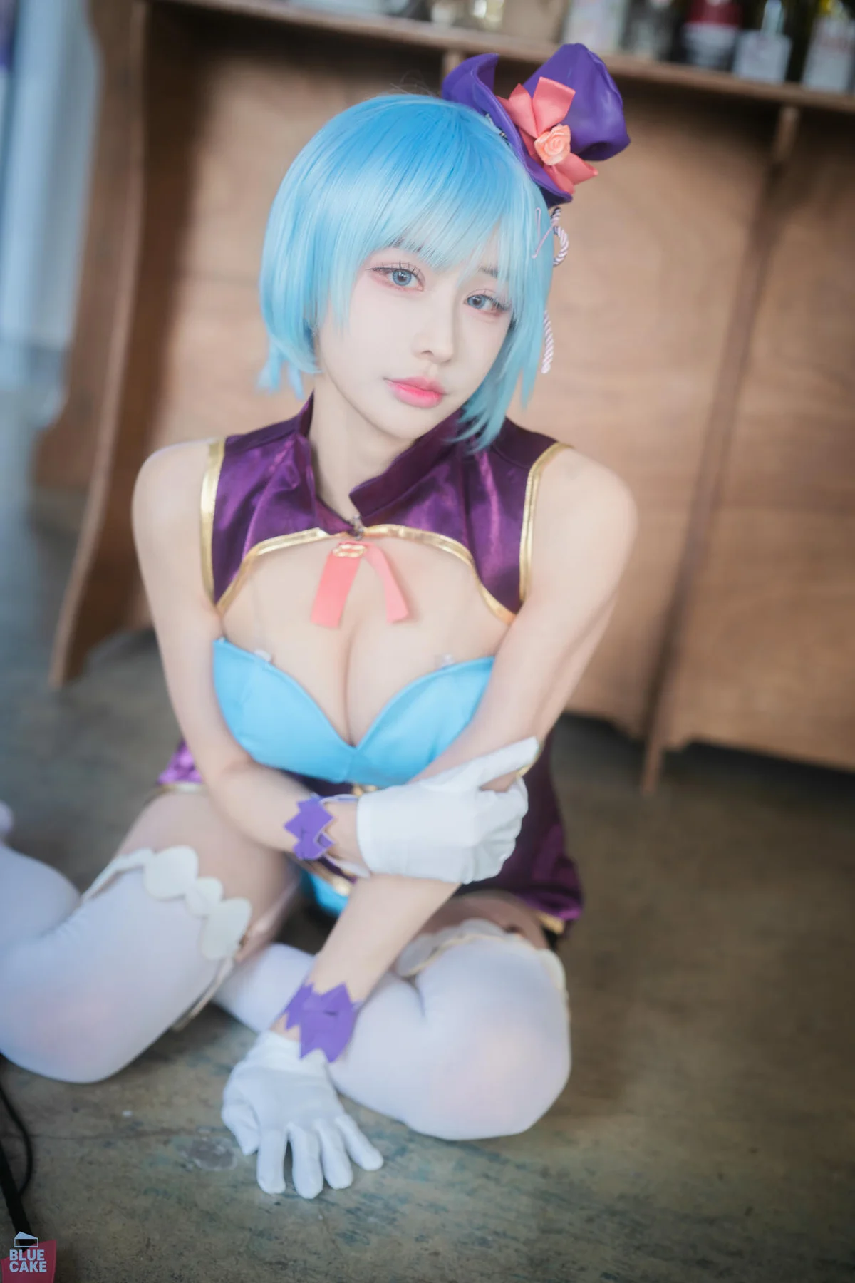 BLUECAKE No.163 YeonYu爆乳白丝cos - 89