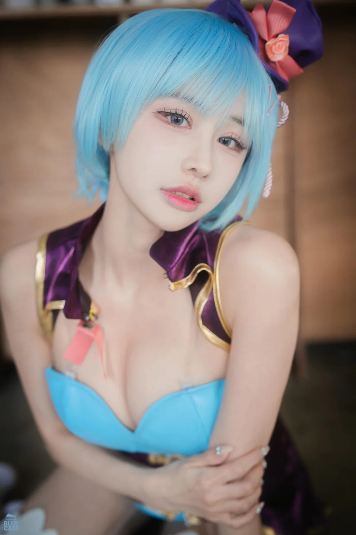 BLUECAKE No.163 YeonYu爆乳白丝cos - 98