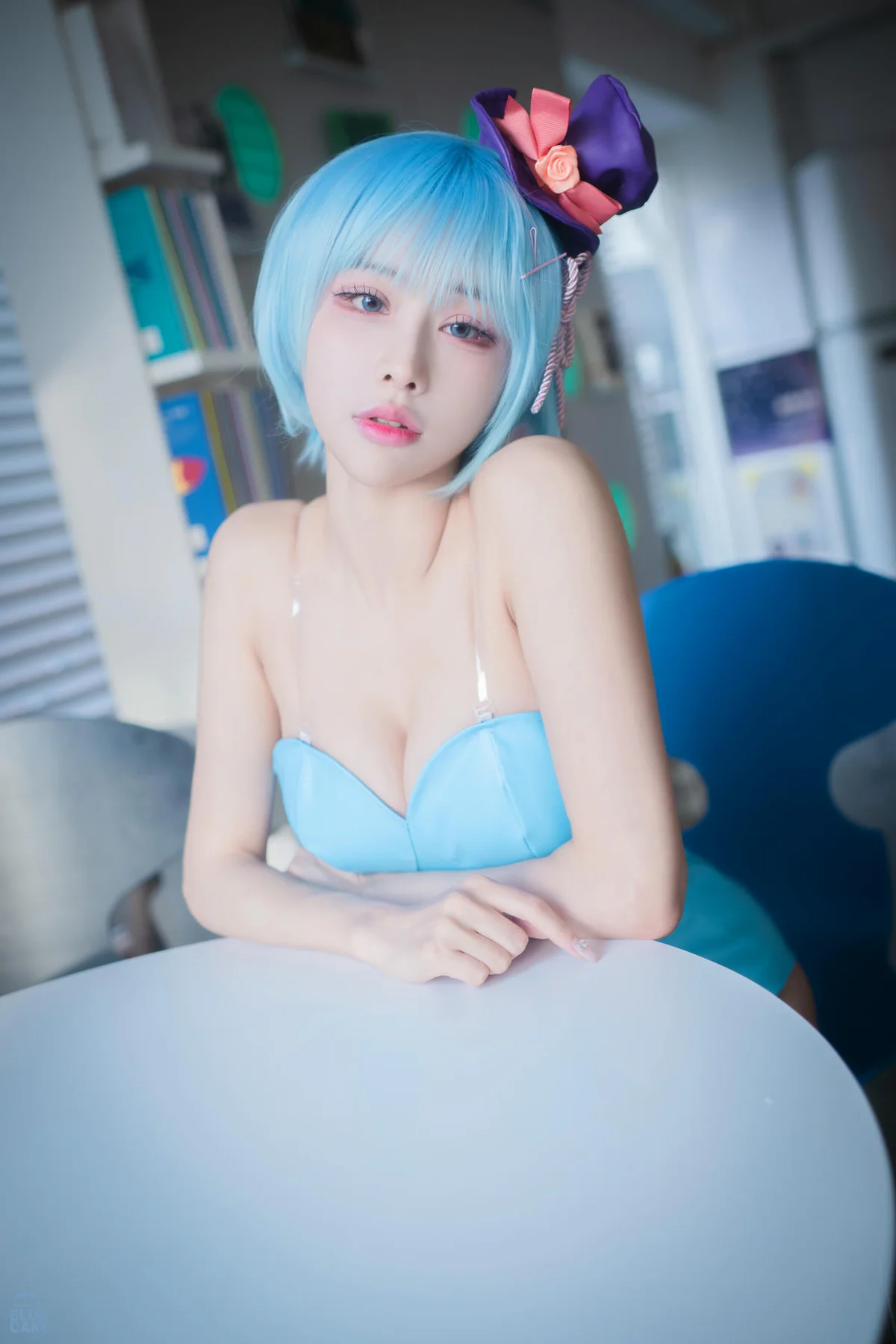 BLUECAKE No.163 YeonYu爆乳白丝cos - 100