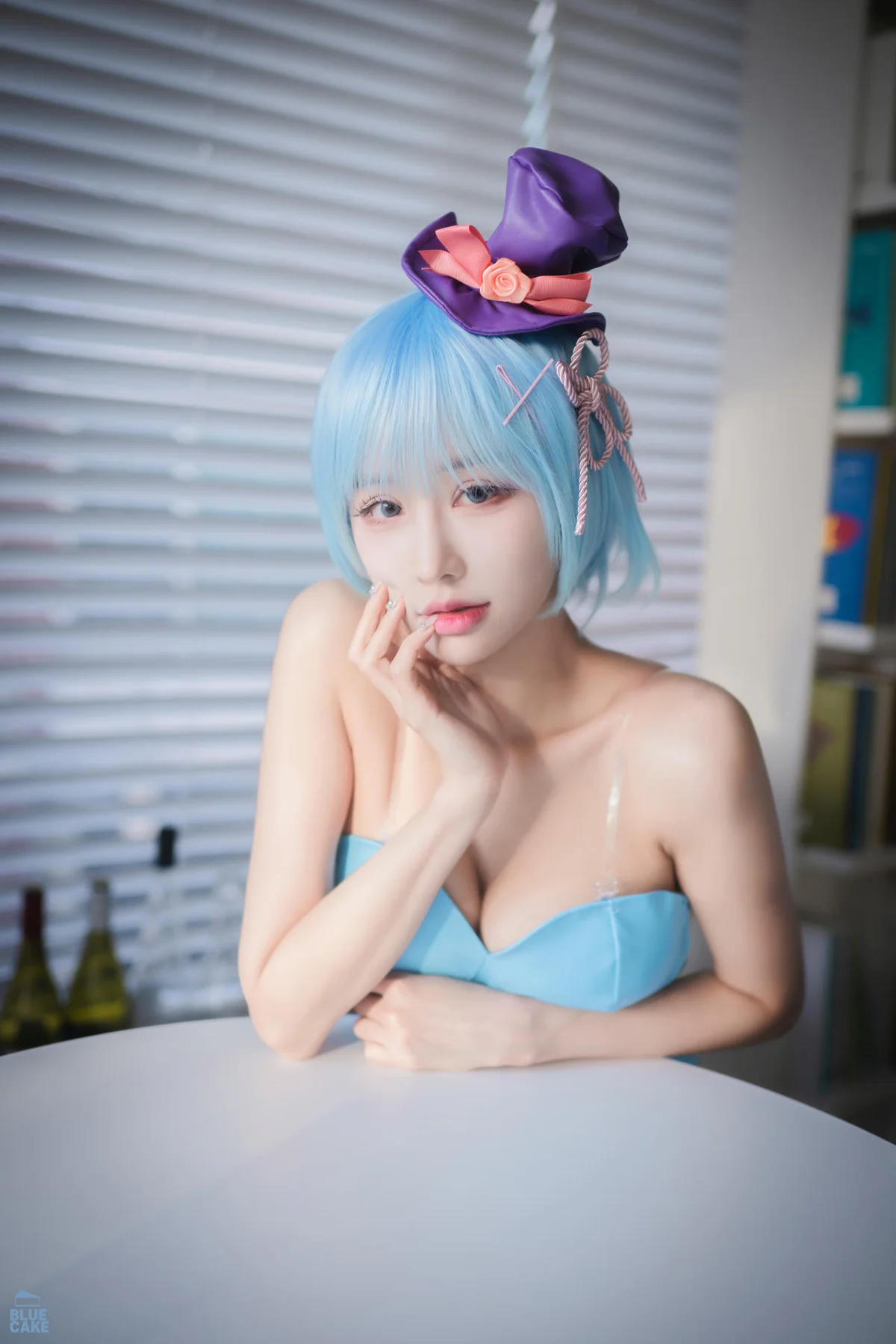 BLUECAKE No.163 YeonYu爆乳白丝cos - 103
