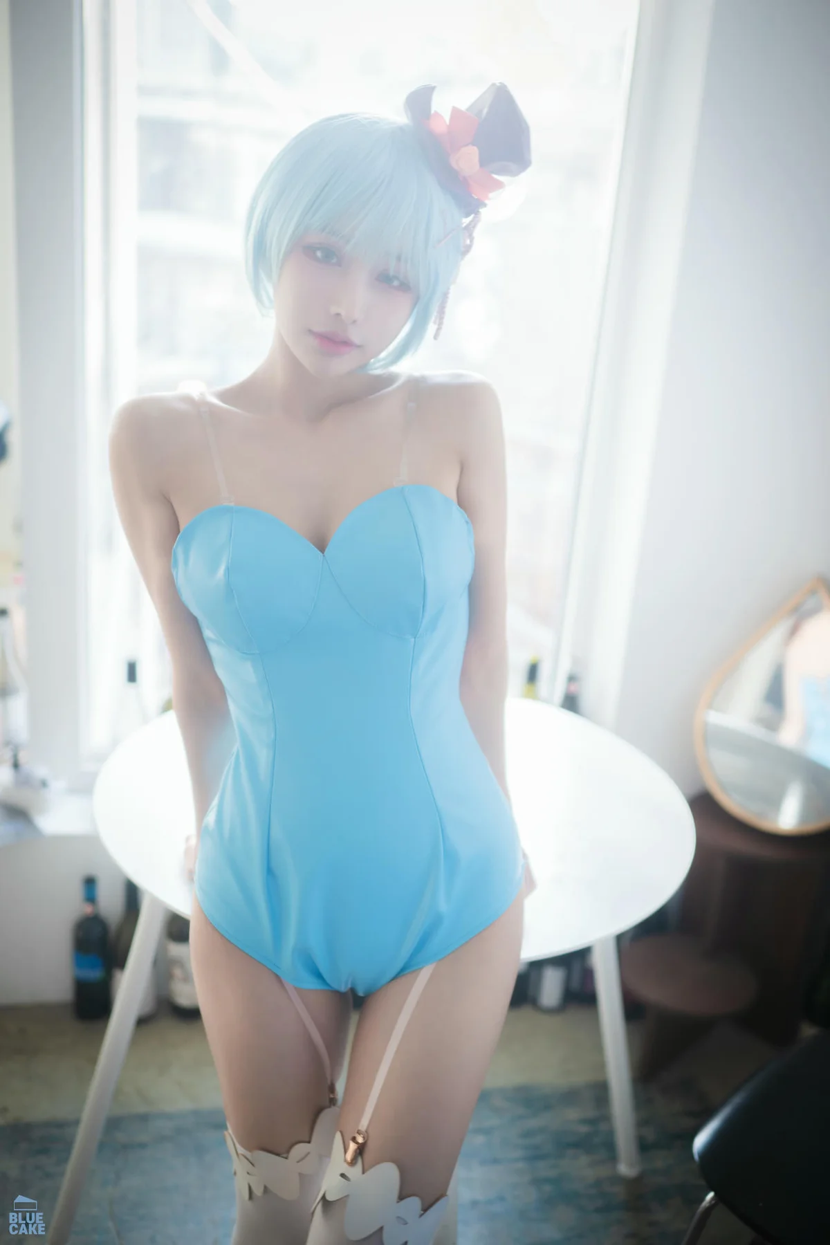 BLUECAKE No.163 YeonYu爆乳白丝cos - 105