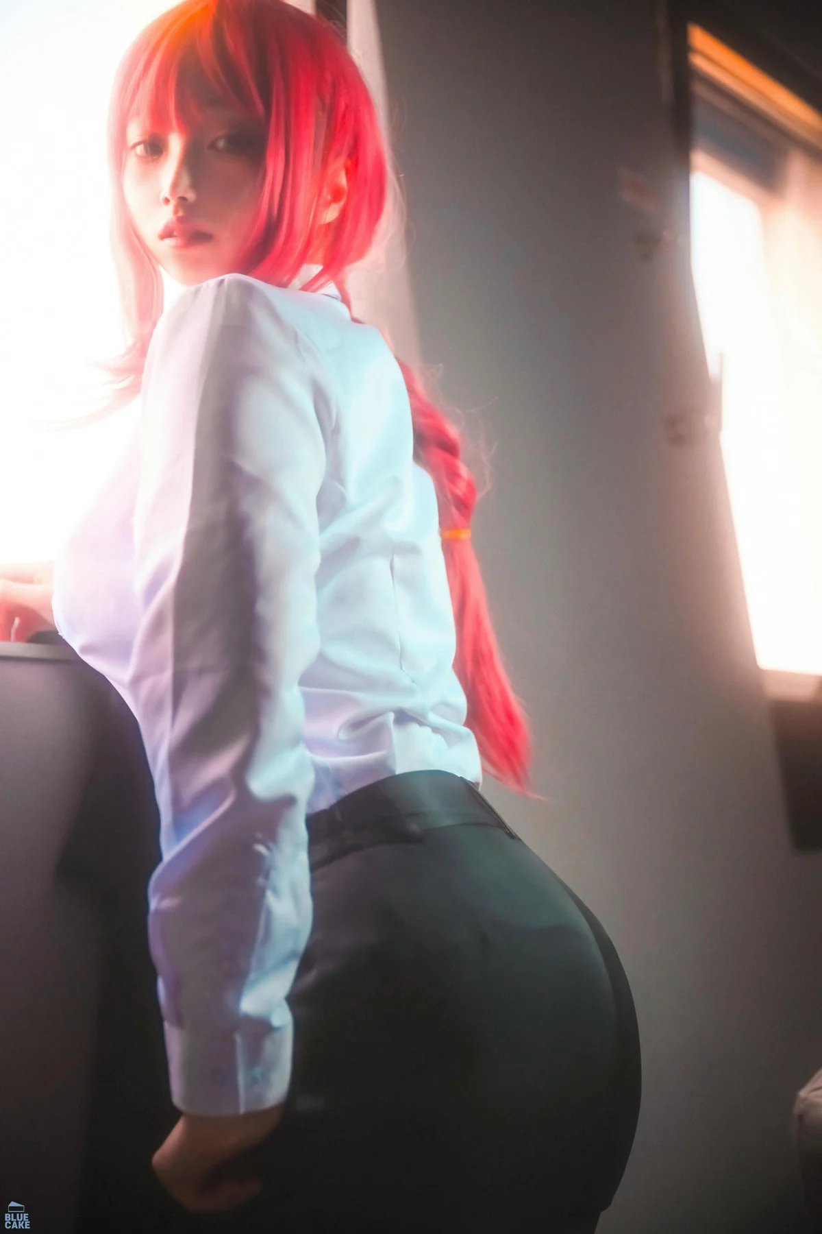 BLUECAKE No.167 Bambi皮裙红发少女 - 12