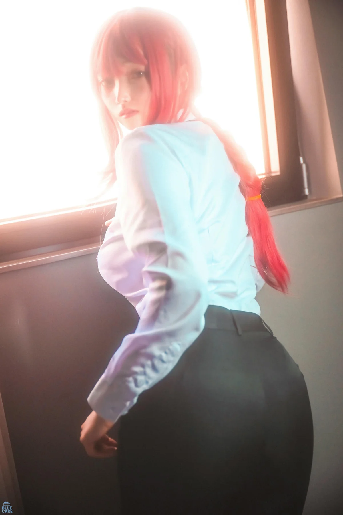 BLUECAKE No.167 Bambi皮裙红发少女 - 13