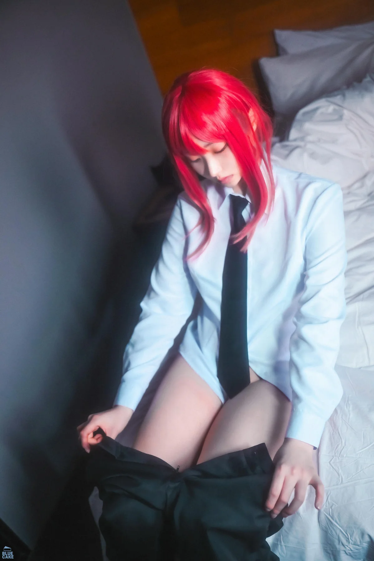 BLUECAKE No.167 Bambi皮裙红发少女 - 20