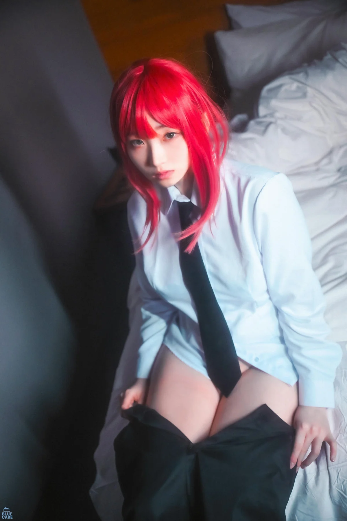 BLUECAKE No.167 Bambi皮裙红发少女 - 21
